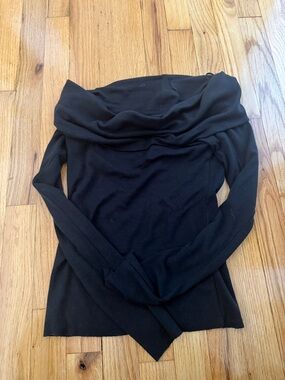 Black Off-Shoulder Women's Sweater